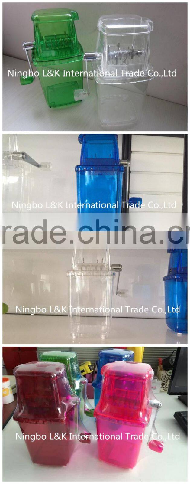 High quality funny manual ice crusher/mini ice crusher