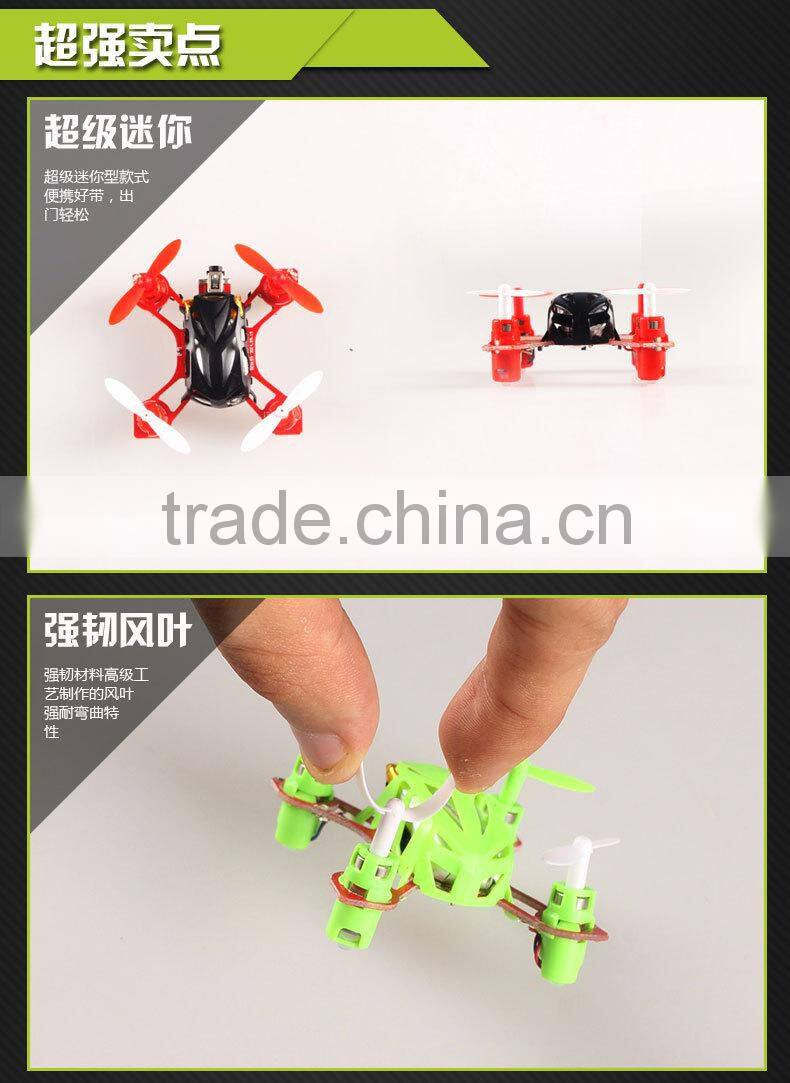 2015 New Arrived WLV292 2.4GHz 6 Axis Gyro Nano Micro RC Quadcopter Smallest Quad Copter with new style packing