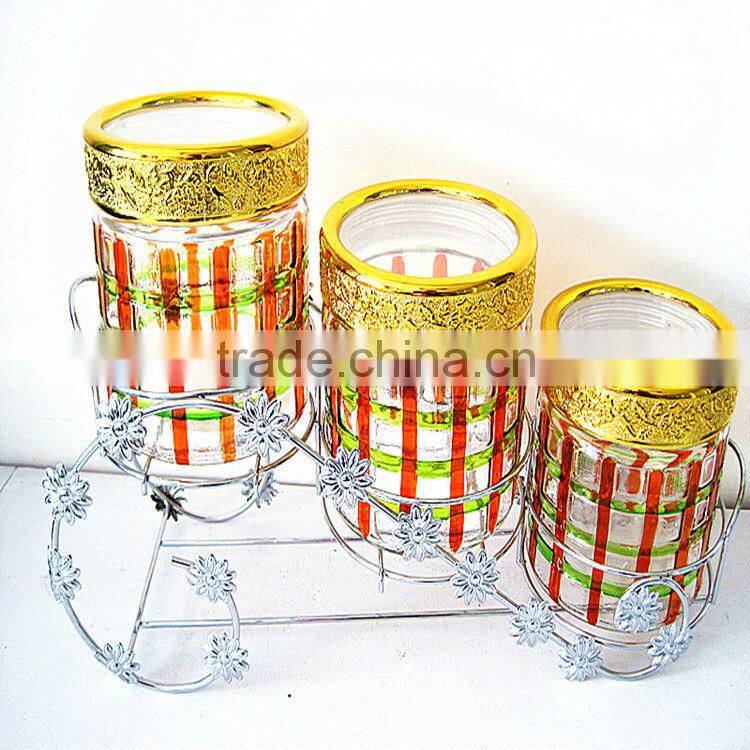 airtight tea storage tins bottle with storage coffee glass