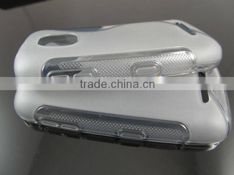 Wave line silicone phone case for Nokia ASha 3110