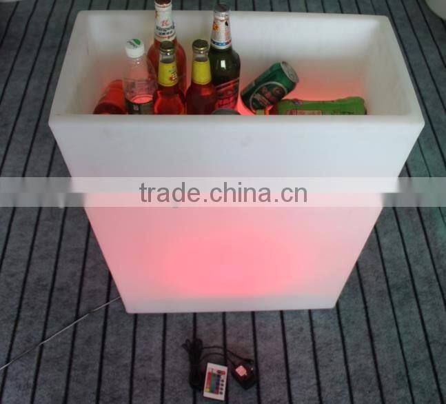 Rechargeable led light Ice bucket with remote control YXF-6070BS