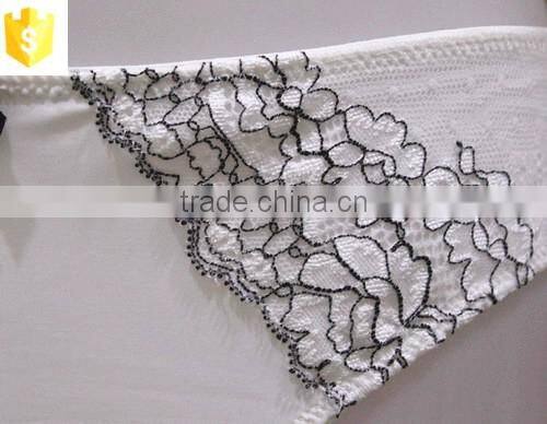 polyamide brief lady panty,hot lace underwear panty