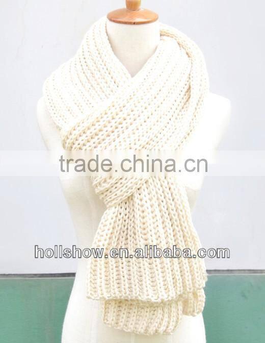 2013 Winter Fashion Unisex Warm Thick Long Acrylic Knitted Scarf