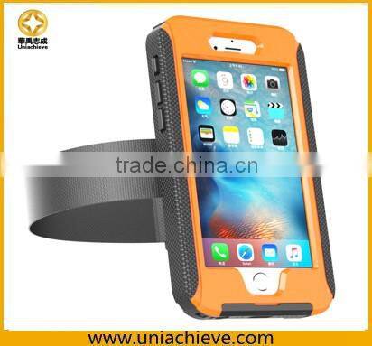 Waterproof Case for iPhone 6/6 plus Sports waterproof armband phone case with Full body covered sky blue