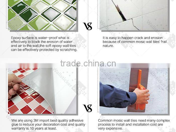 Yashi high quality mosaic wall tile sticker