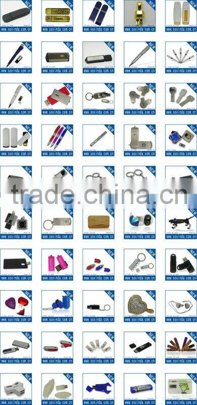 Heart shape U-disk metal flash disk for promotion