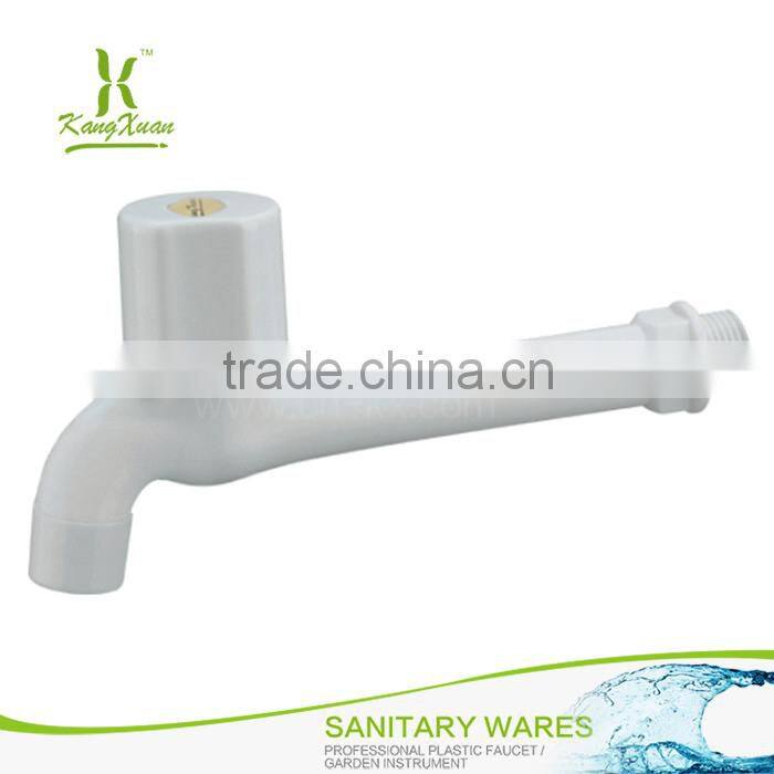 Construction Sanitary Plastic Garden Tap In Long Body Spout