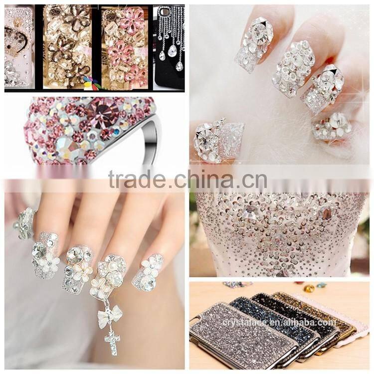 New design flat back crystal nail art rhinestone, assorted shapes nail art rhinestones