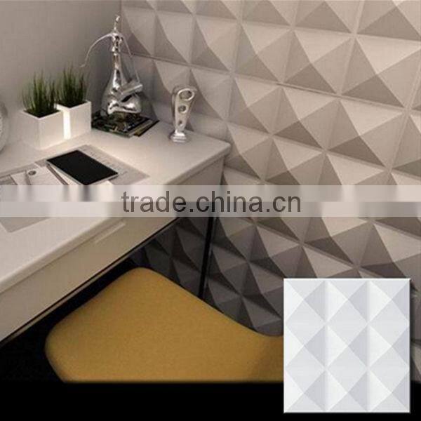 Fashion Eco-friendly 3D effect wall panels decoration