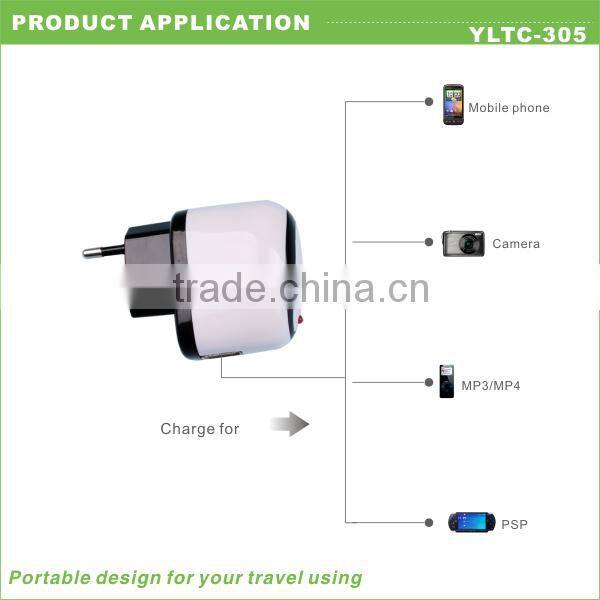 Multi-function portable 5v 1a long lasting battery charger for mobile phone