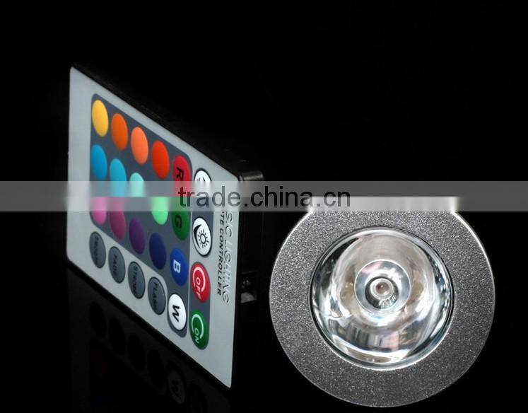 3W LED RGB Bulb 16 Color Changing LED Spot lights RGB led spot light ac85-265v E27 GU10 led rgb remote control spotlight 12v