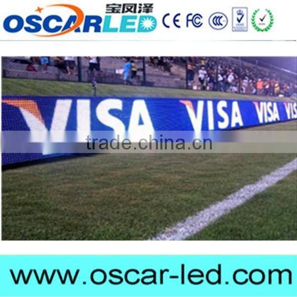 Factory supply Football/soccer stadium project standing led advertising display