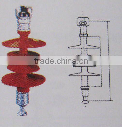 Silicone rubber rod composite insulator