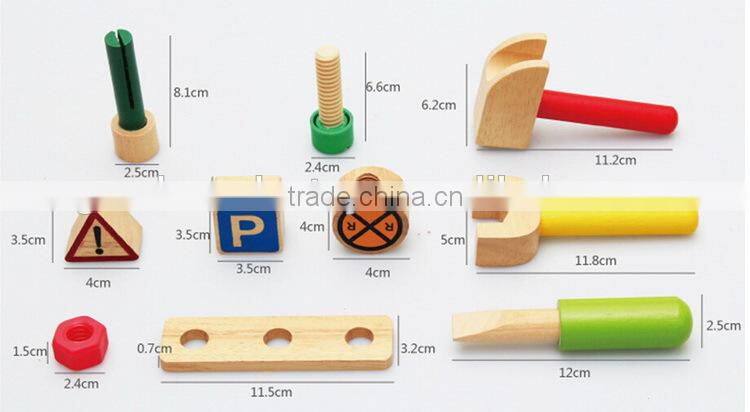 top sale wooden toy fire trucks OEM new design intelligent toy DIY trucks for kids EZ5085