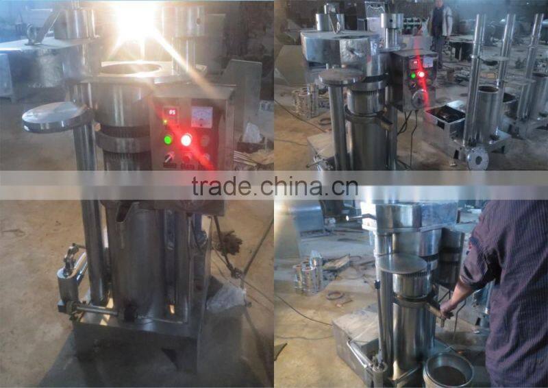 Cocoa bean oil press