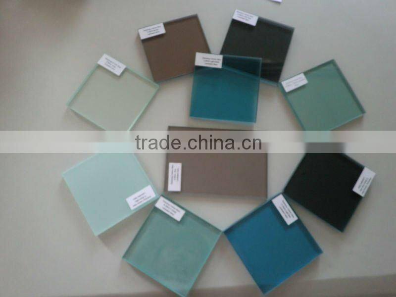 Hot Sale clear /colored office partition laminated glass