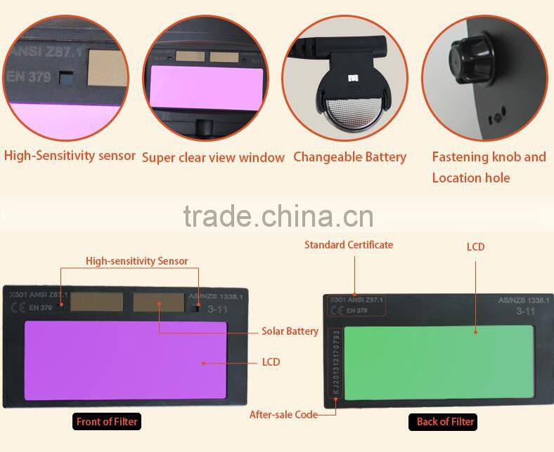 Riland TIG/MIG/ Auto-Darkening welding helmet batman welding helmet Glass safety helmet welding mask