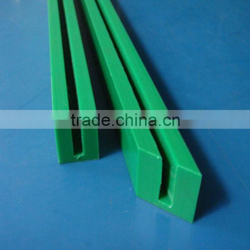 Machinable customize rail mc nylon plastic chain guide