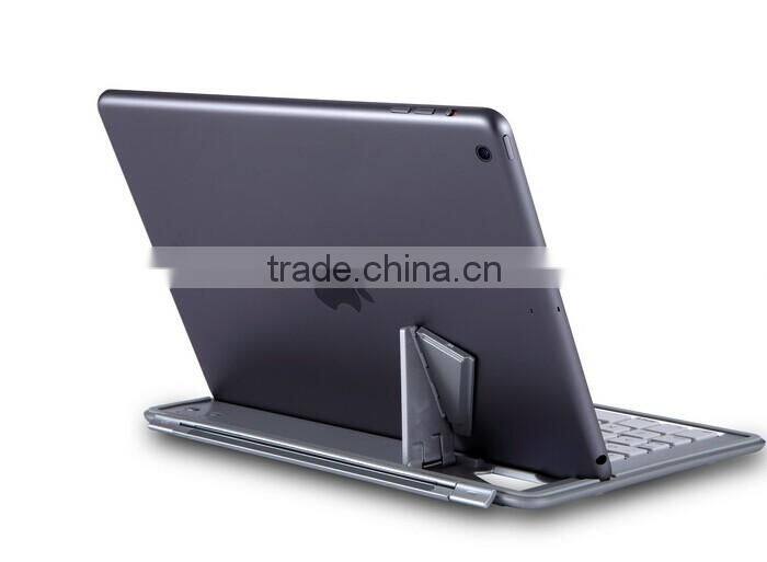 Hottest Aluminum bluetooth computer keyboard stand For iPad Mini