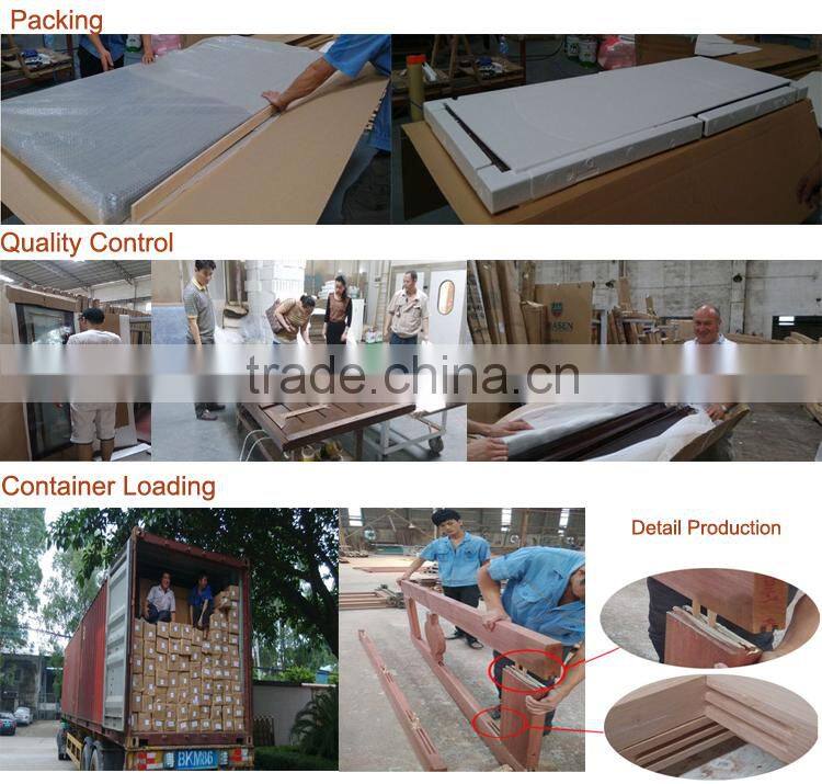 china new design single swing door two color smooth surface solid wood door image for interior