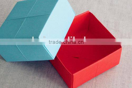 factory directly design and custom white rigid paper box