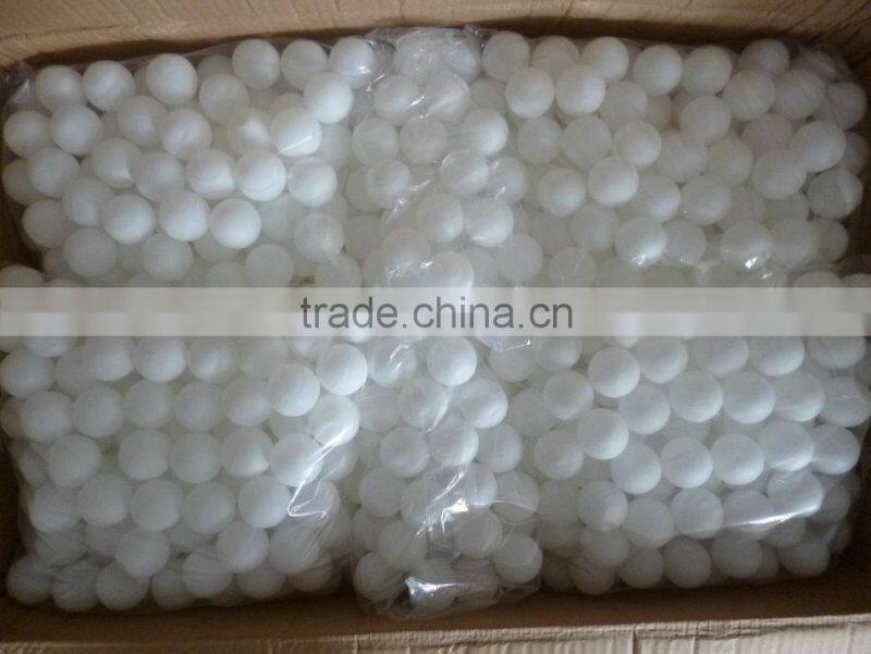PP Plastic bulk packing 40mm seamless pingpong ball with customized logo printing