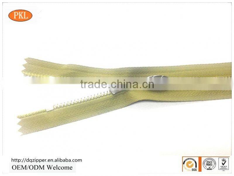 Wholesales metal waterproof zipper for bags