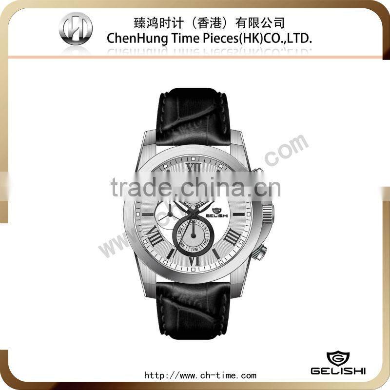 Elegant quartz japan movement gold mens watch wrist watch china factory wholesale quartz stainless steel watch
