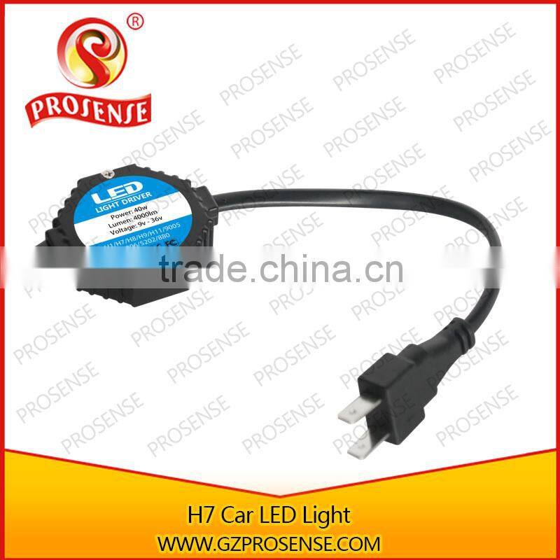 Supply 4000lm 6000K Super white H7 Car LED Light Bulb