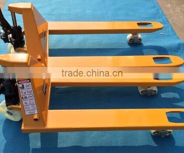 China supplier 2ton manual pallet trucks for sale