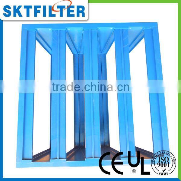 V bank plastic frame for air filters blue or black color hot sale