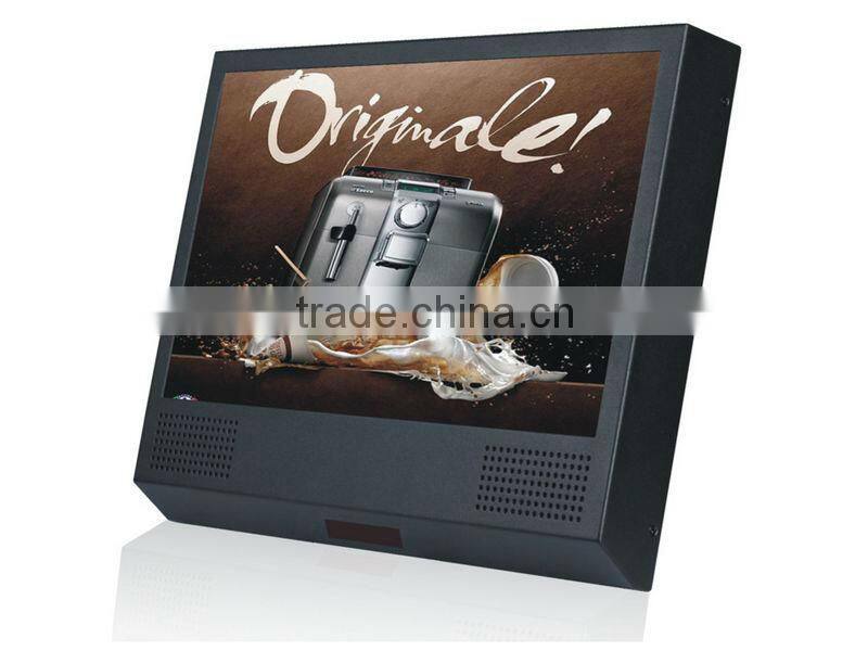 10 inch lcd advertising screen with built-in barcode reader