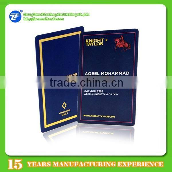 Credit card size custom preprinted pvc card