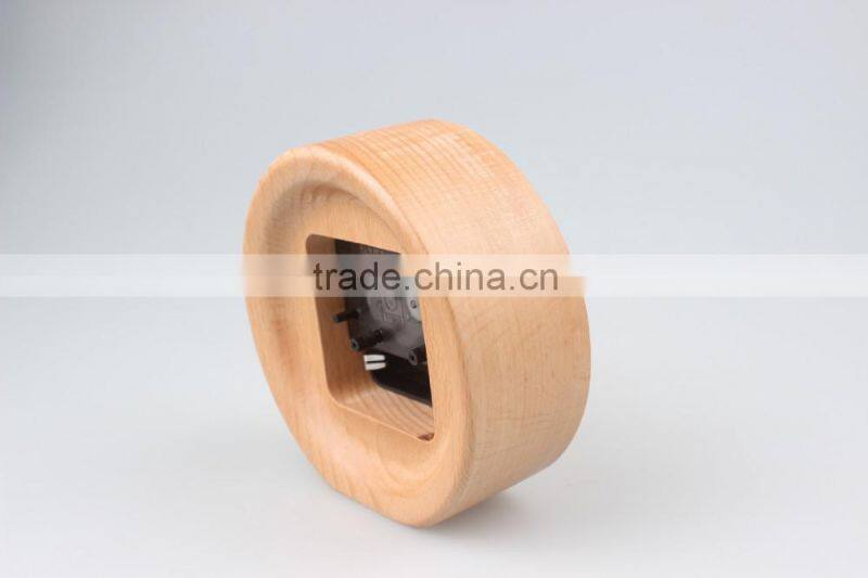 Shanshui DRZ006 Manufacturer's modern desktop clock wholesale table with wood material