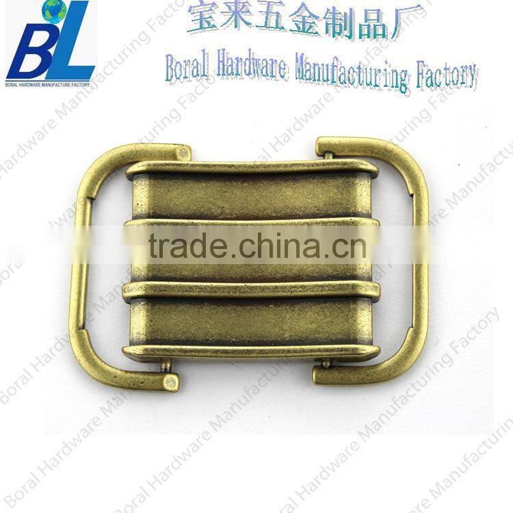Antique metal side release buckle bor bags