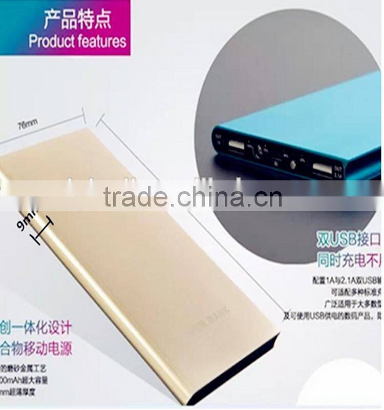Blue Smart Power Bank 12000mah Slim Power Bank