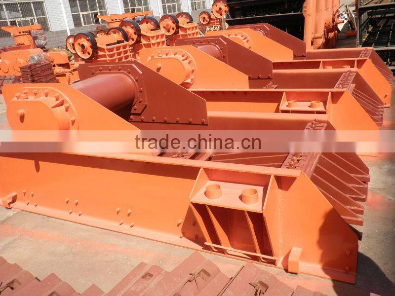 2014 Great demand in Malaysia/India/Peru mining equipment stone crushing plant vibrating hopper feeder/vibrating feeder
