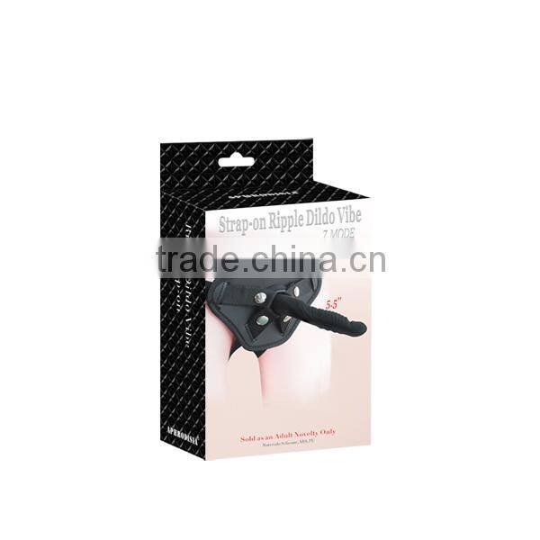 7 Mode Vibrating Silicone Strap On Dildo Penis