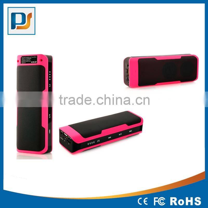 Hot Selling Portable Wireless Bluetooth Stereo Speaker Powerful Sound /4000mah Battery Backup TF Card Play