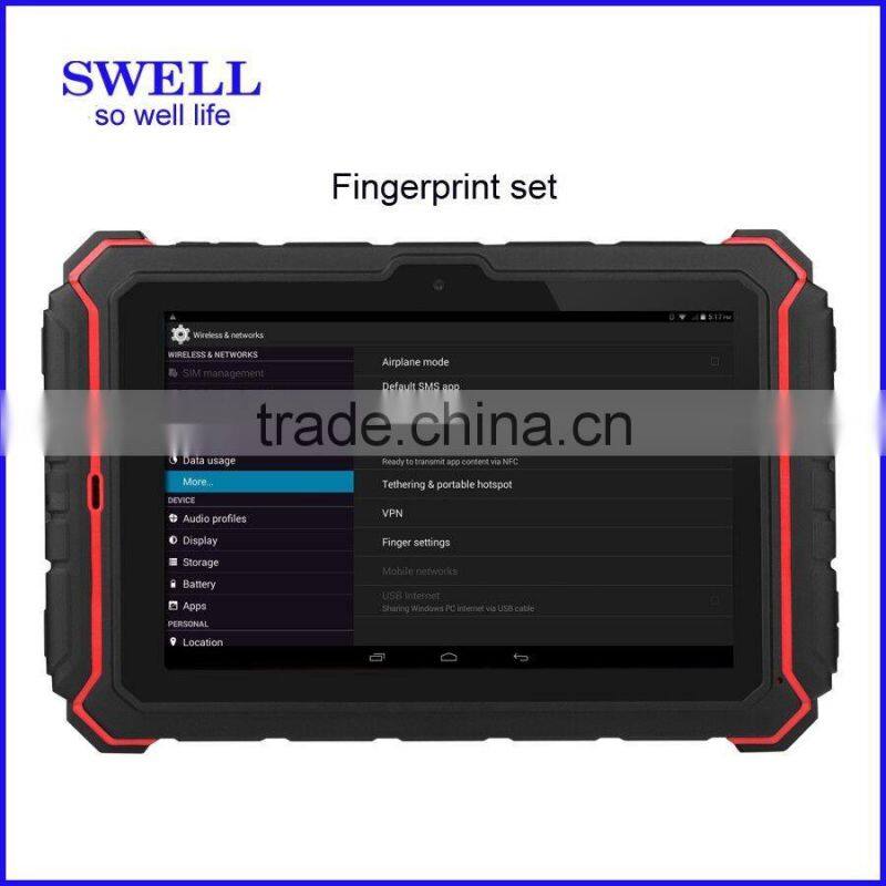 Rugged phablet 10 inch 4g Labour Management 1G+16G 8inch T82 waterproof tablet pc ip67 NXP547 NFC built in Fingerprint Reader