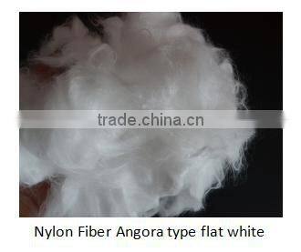 trilobal bright nylon fiber flat white virgin 100%