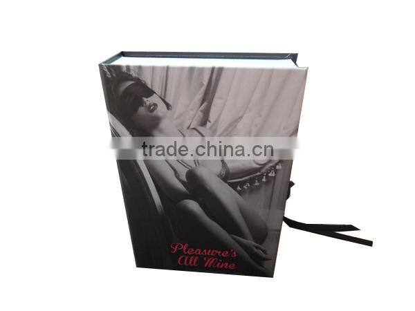 black fade book packaging box from china supplier