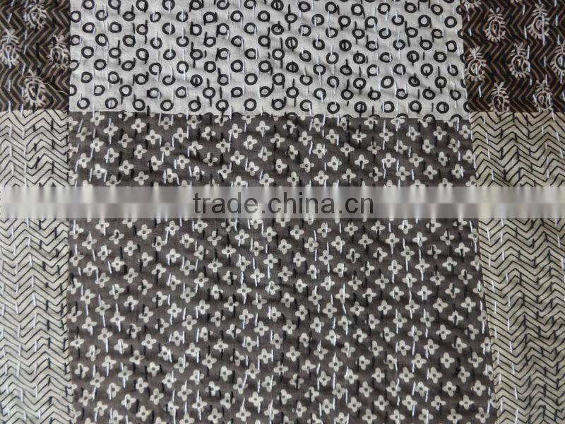 Hand Block Print Cotton Bedspread