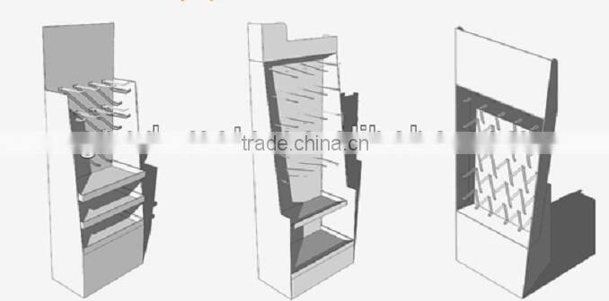 Eco-friendly Wall Corrugated Cardboard Display for Drugstore