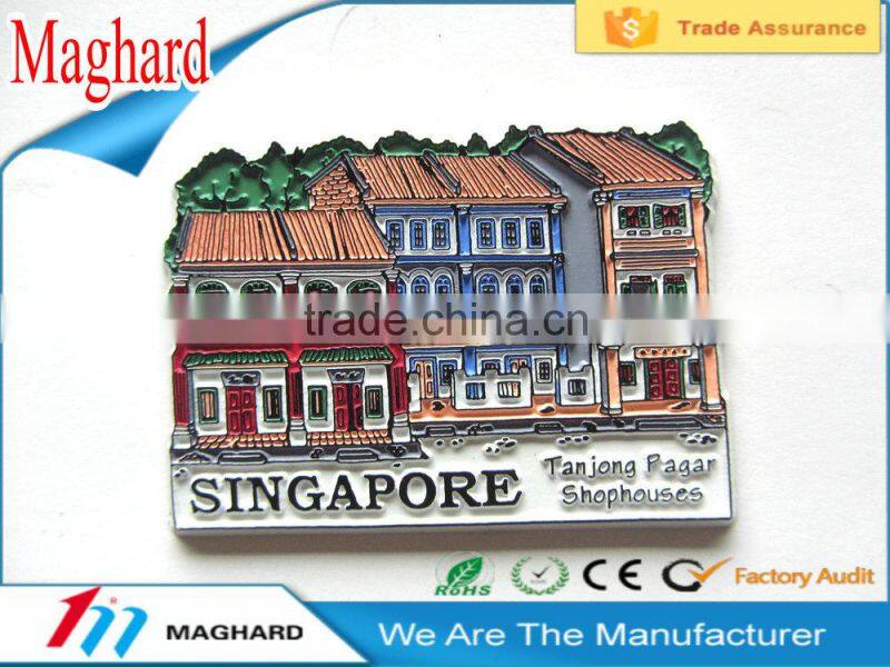 Customer design 3D polyresin fridge magnet for advertising