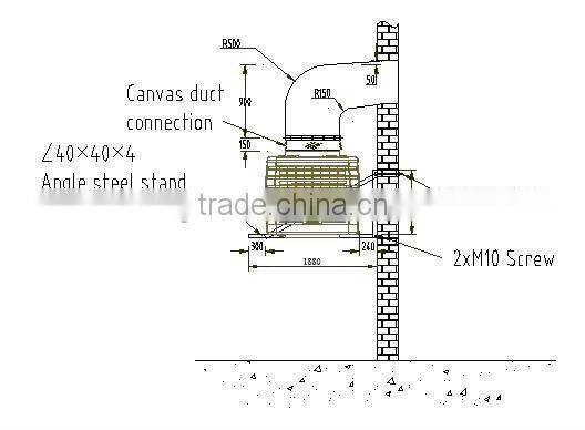 greenhouse or industrial 12 volt dc air condition oem service China evaportive air cooler supplier