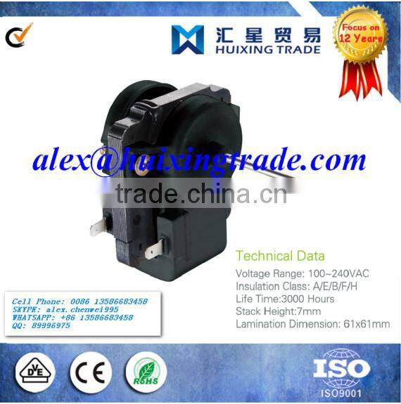 single phase small Shaded pole fan motor / refrigerator fan motor