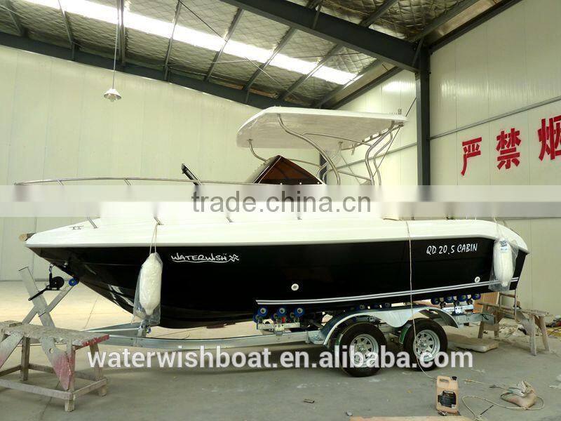 waterwish QD 20.5 CABIN fibregkass SPORT Boat