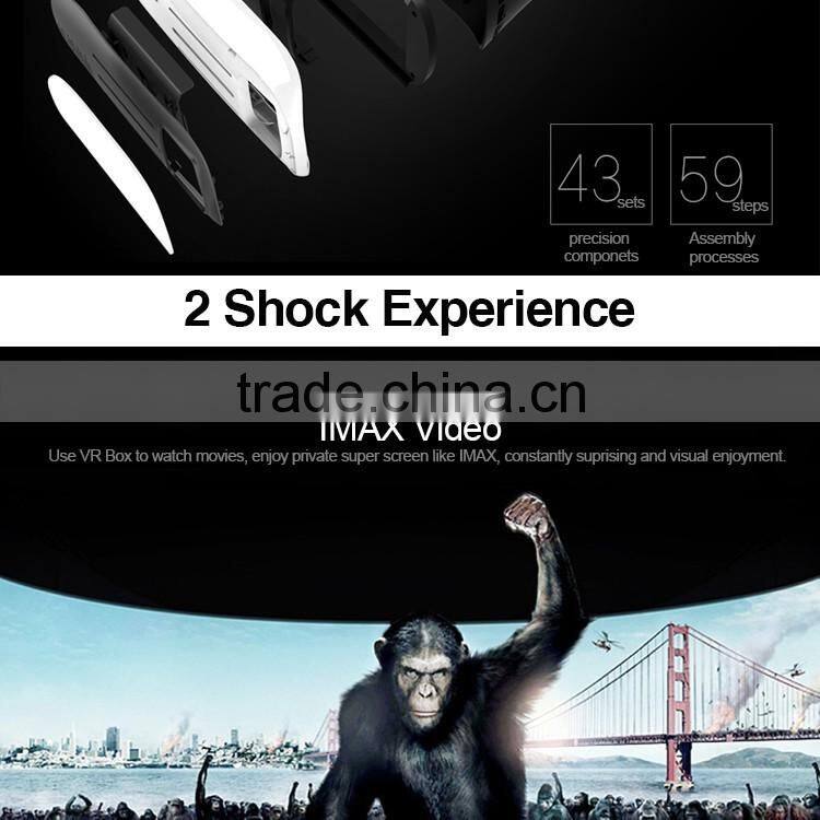 Hot selling High Quality Real Virtual Google Cardboard Virtual Reality 3D VR Box Glasses