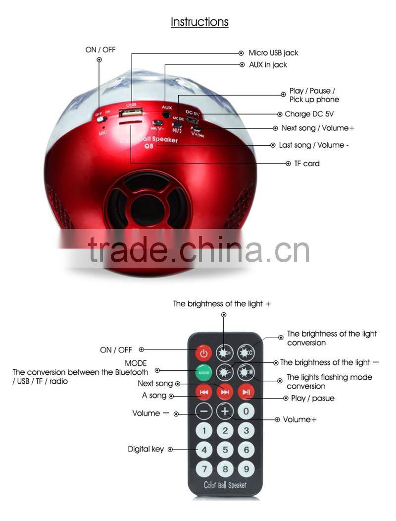 aluminium alloy mini outdoor audio speaker, 3W*2 bluetooth audio receiver